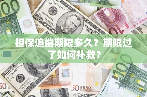 北京担保追偿期限多久？期限过了如何补救？