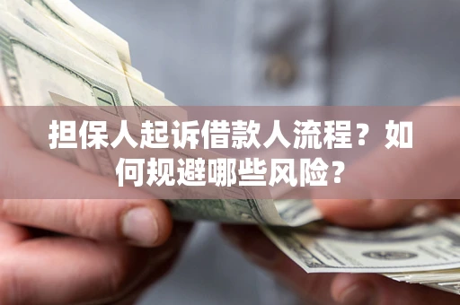 北京担保人起诉借款人流程？如何规避哪些风险？