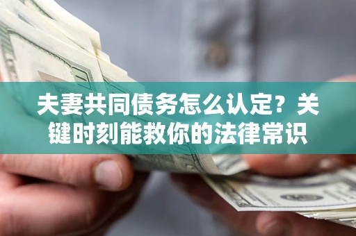 北京夫妻共同债务怎么认定？关键时刻能救你的法律常识