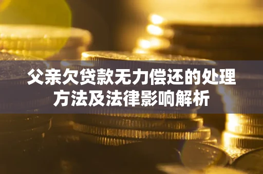 北京父亲欠贷款无力偿还的处理方法及法律影响解析